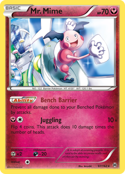 Mr. Mime z edície BREAKthrough, karta č.97