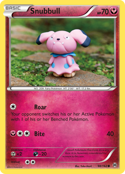 Snubbull z edície BREAKthrough, karta č.98
