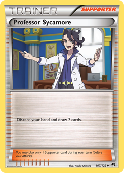 Professor Sycamore z edície BREAKpoint, karta č.107