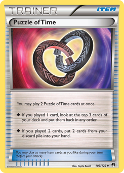 Puzzle of Time z edície BREAKpoint, karta č.109