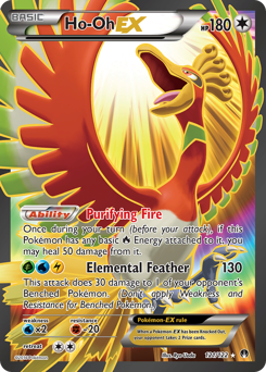 Ho-Oh-EX z edície BREAKpoint, karta č.121