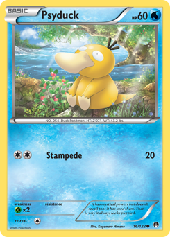 Psyduck z edície BREAKpoint, karta č.16