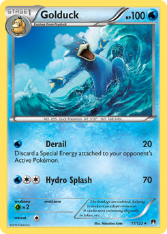 Golduck z edície BREAKpoint, karta č.17