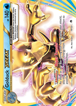 Golduck BREAK z edície BREAKpoint, karta č.18