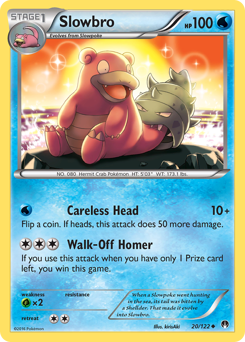 Slowbro z edície BREAKpoint, karta č.20