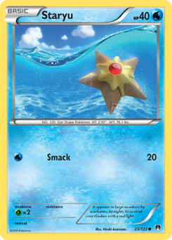 Staryu z edície BREAKpoint, karta č.25