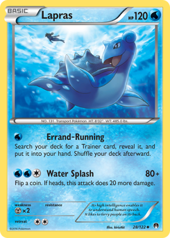 Lapras z edície BREAKpoint, karta č.28