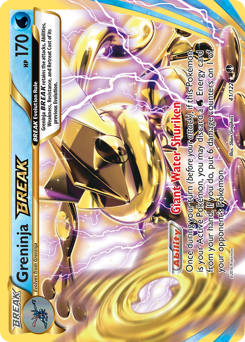 Greninja BREAK z edície BREAKpoint, karta č.41