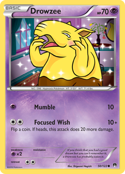 Drowzee z edície BREAKpoint, karta č.50