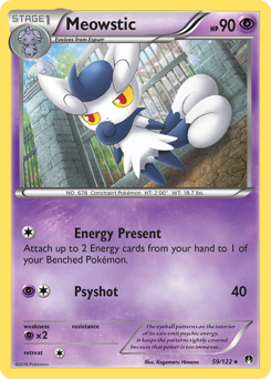Meowstic z edície BREAKpoint, karta č.59