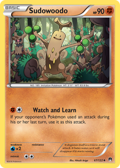 Sudowoodo z edície BREAKpoint, karta č.67