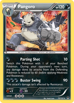 Pangoro z edície BREAKpoint, karta č.75