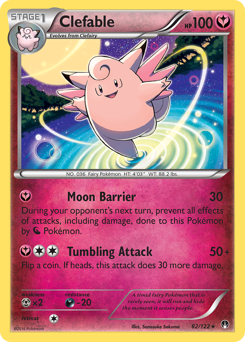Clefable z edície BREAKpoint, karta č.82
