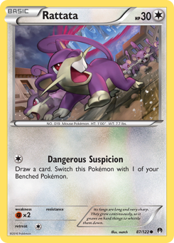 Rattata z edície BREAKpoint, karta č.87