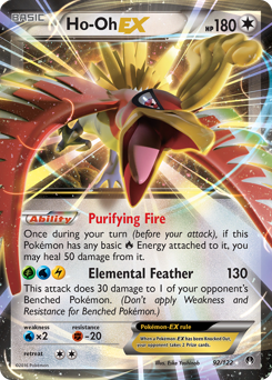 Ho-Oh-EX z edície BREAKpoint, karta č.92