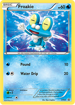 Froakie z edície XY Black Star Promos, karta č.XY03