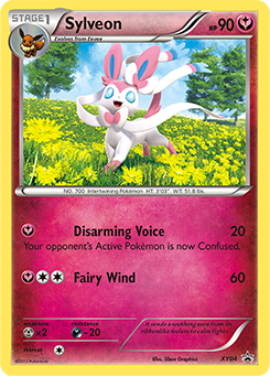 Sylveon z edície XY Black Star Promos, karta č.XY04