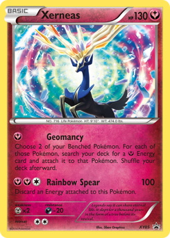 Xerneas z edície XY Black Star Promos, karta č.XY05