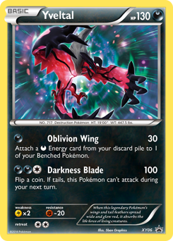 Yveltal z edície XY Black Star Promos, karta č.XY06