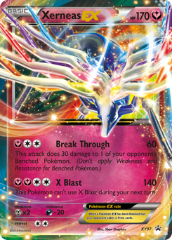 Xerneas-EX z edície XY Black Star Promos, karta č.XY07