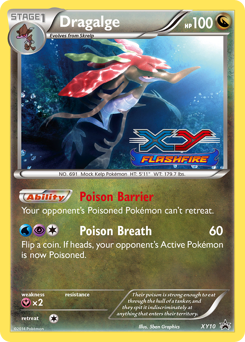 Dragalge z edície XY Black Star Promos, karta č.XY10