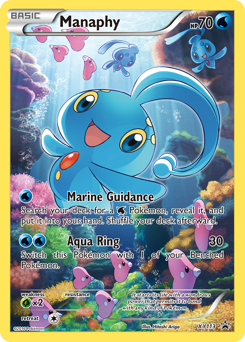 Manaphy z edície XY Black Star Promos, karta č.XY113