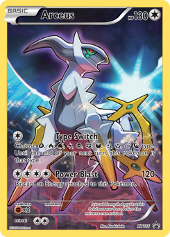 Arceus z edície XY Black Star Promos, karta č.XY116
