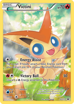 Victini z edície XY Black Star Promos, karta č.XY117
