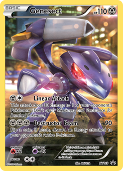 Genesect z edície XY Black Star Promos, karta č.XY119