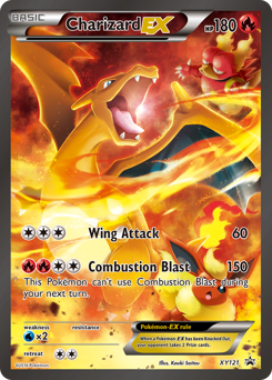 Charizard-EX z edície XY Black Star Promos, karta č.XY121