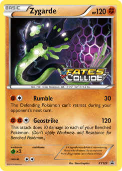 Zygarde z edície XY Black Star Promos, karta č.XY129