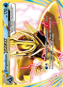 Empoleon BREAK z edície XY Black Star Promos, karta č.XY134