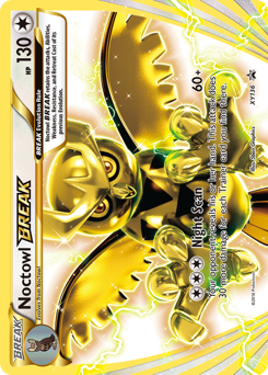 Noctowl BREAK z edície XY Black Star Promos, karta č.XY136