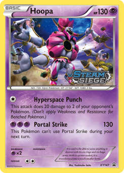 Hoopa z edície XY Black Star Promos, karta č.XY147
