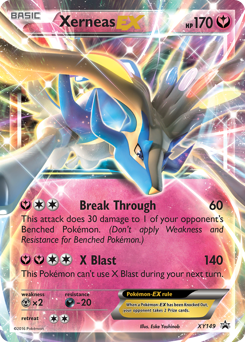 Xerneas-EX z edície XY Black Star Promos, karta č.XY149