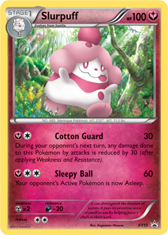 Slurpuff z edície XY Black Star Promos, karta č.XY15