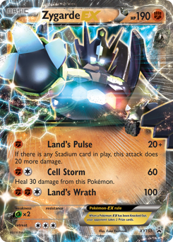 Zygarde-EX z edície XY Black Star Promos, karta č.XY151