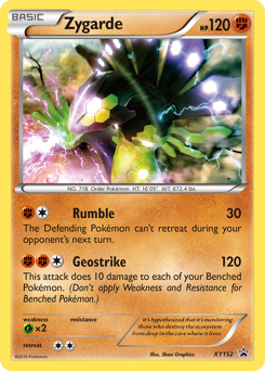 Zygarde z edície XY Black Star Promos, karta č.XY152