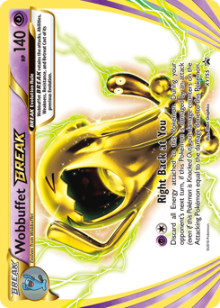 Wobbuffet BREAK z edície XY Black Star Promos, karta č.XY155