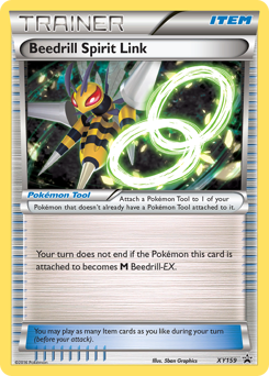Beedrill Spirit Link z edície XY Black Star Promos, karta č.XY159