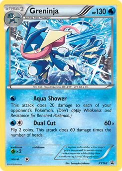 Greninja z edície XY Black Star Promos, karta č.XY162