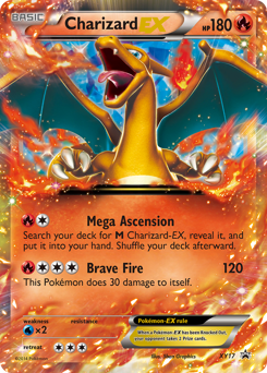 Charizard-EX z edície XY Black Star Promos, karta č.XY17