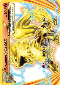 Arcanine BREAK z edície XY Black Star Promos, karta č.XY180