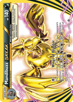 Mandibuzz BREAK z edície XY Black Star Promos, karta č.XY182