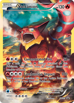 Volcanion z edície XY Black Star Promos, karta č.XY185