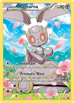 Magearna z edície XY Black Star Promos, karta č.XY186