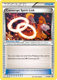 Camerupt Spirit Link z edície XY Black Star Promos, karta č.XY199