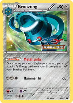 Bronzong z edície XY Black Star Promos, karta č.XY21