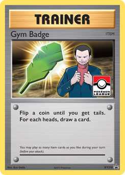 Gym Badge z edície XY Black Star Promos, karta č.XY210