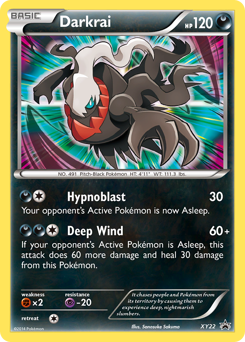Darkrai z edície XY Black Star Promos, karta č.XY22